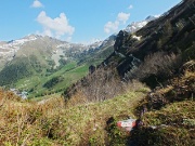 14 Arrivo in cresta , sulla sella tra Monte Valgussera e Pizzo Vescovo 